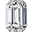 Emerald Cut Diamond 1 Ct.|117343283