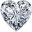 Heart Cut Diamond 0.23 Ct.|130128838