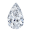 Pear Cut Diamond 0.32 Ct.|114559239